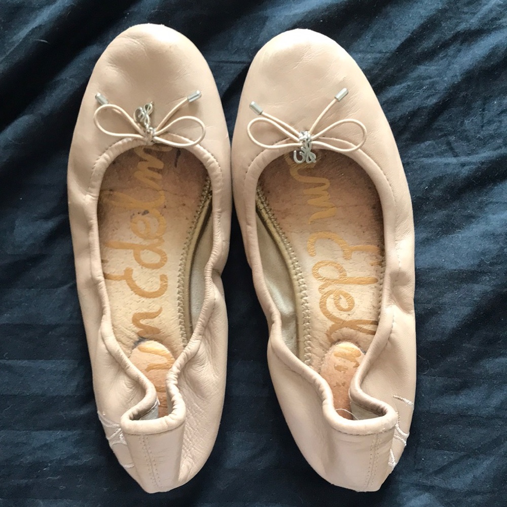 Sam Edelman Tan Leather Felicia Ballet Flat- 7